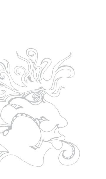 Face line drawing texture